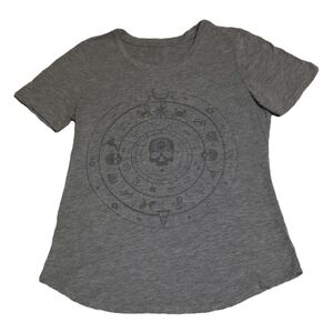 Skull & Astrological Chart Short Sleeve Tee